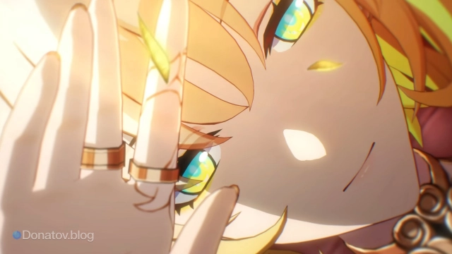 Аглая в своём трейлере