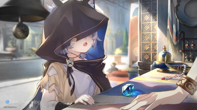 Цифер приносит Аглае сапфир