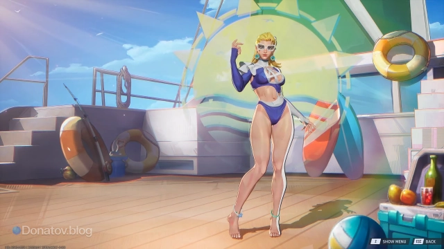 Скин «Оттенок Лазури» на Женщину-невидимку