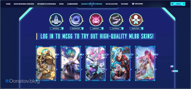 Яркие картинки на официальном сайте Magic Chess: Go Go