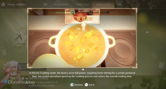 Cooking Ability в Infinity Nikki