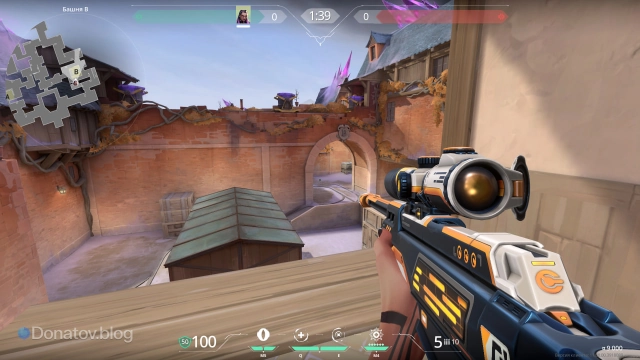 Позиция для защитника плента: Окно B плента на карте Corrode