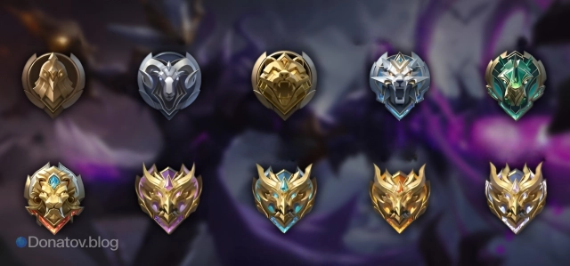 Все ранги MLBB