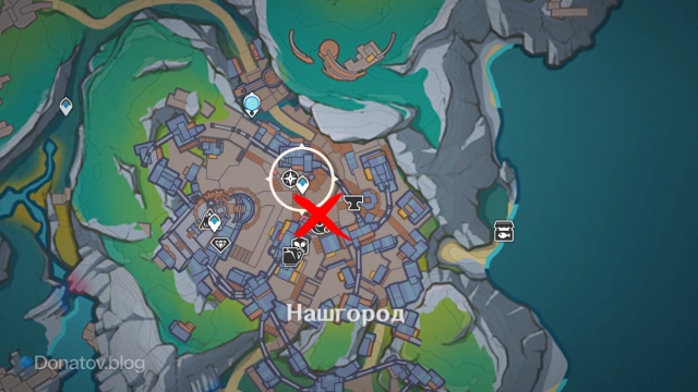 Местонахождение кристалла 157 на карте