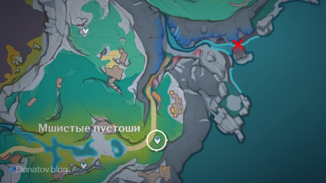 Местонахождение кристалла 159 на карте