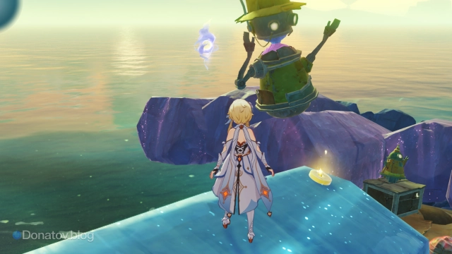 Лучистый кристалл 159 в ущелье