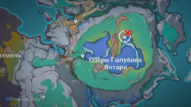 Местонахождение кристалла 158 на карте