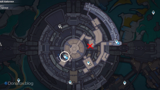 Местонахождение кристалла 167 на карте