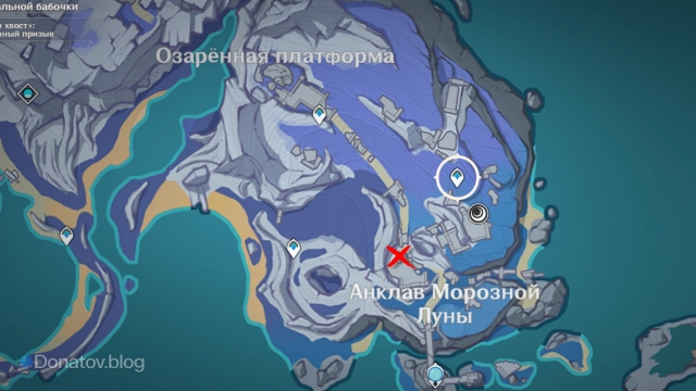 Местонахождение кристалла 162 на карте