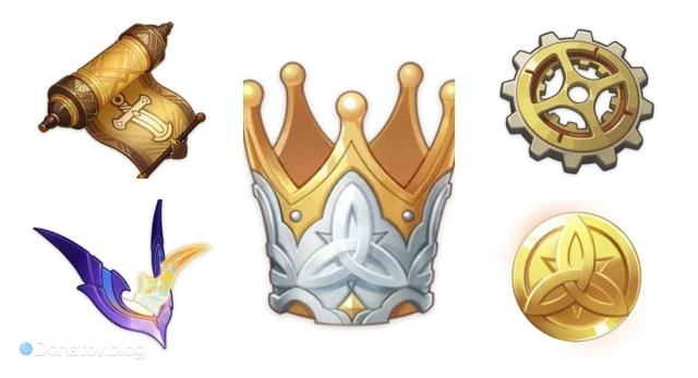 Материалы для прокачки талантов Эскофье