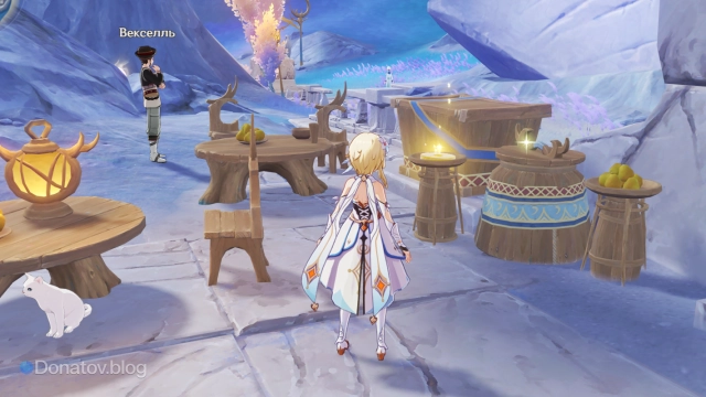 Лучистый кристалл 162 на круглом столике