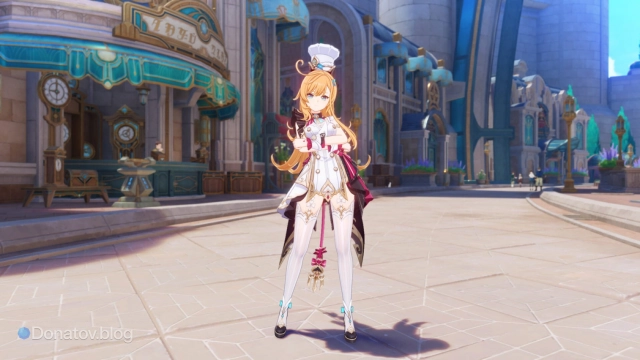 Анимация ожидания Эскофье на улице Фонтейна