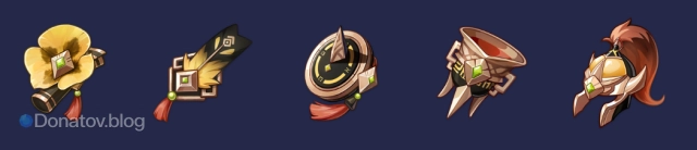 Внешний вид всех артефактов Стойкость Миллелита