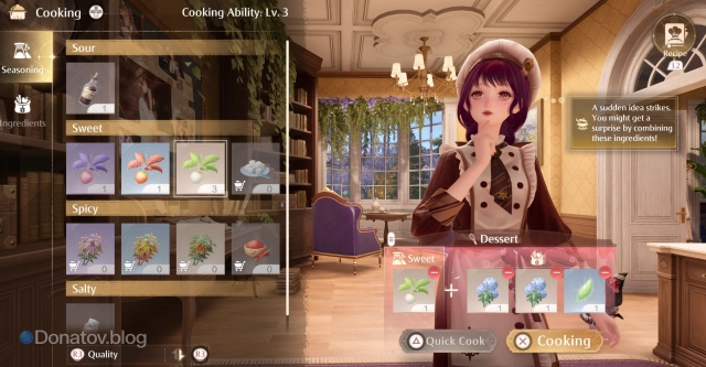 Cooking Ability в Infinity Nikki