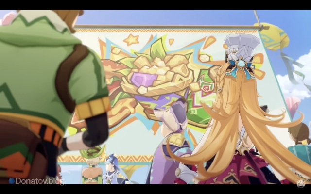 Первый показ эскофье в трейлере Варесы «Подготовка к состязанию» с официального ютуб канала игры