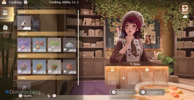 Cooking Ability в Infinity Nikki
