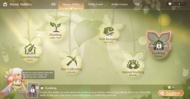 Cooking Ability в Infinity Nikki