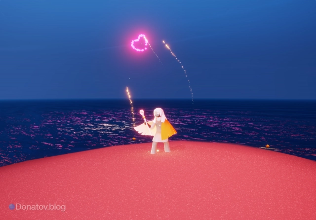 Фейерверк на Острове рассвета в Sky: CotL