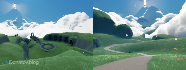 Лобби и Поля бабочек в Sky: Children of the Light