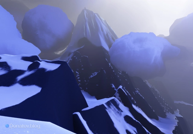 Путь к вершине горы в Степных вершинах