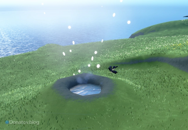 Гейзеры на Островах укрытия в Sky: Children of the Light