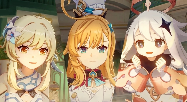 Кадр из катсцены Задания легенд «Сладкое творение», где Эскофье приготовила своё наилучшее блюдо