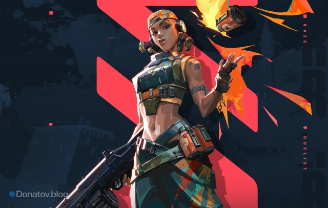 Иллюстрация агента Raze