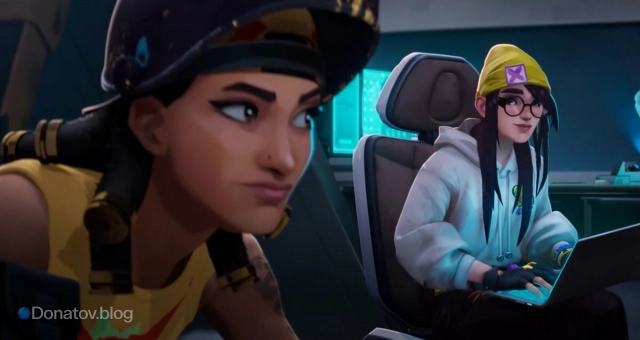 Иллюстрация агентов Raze и Killjoyиз трейлера