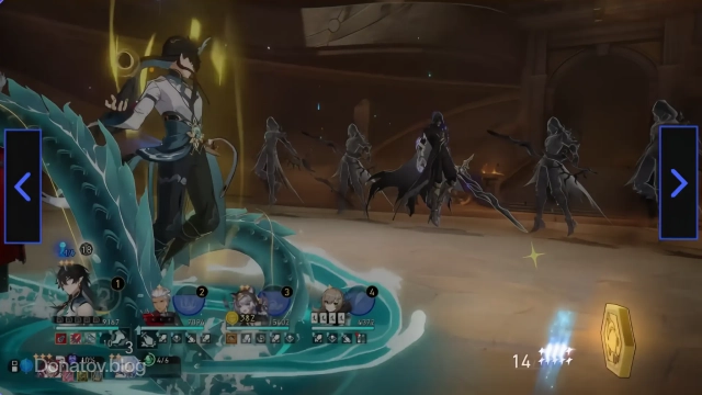 Пример связи «Очки навыков» в «Валютных войнах» ХСР