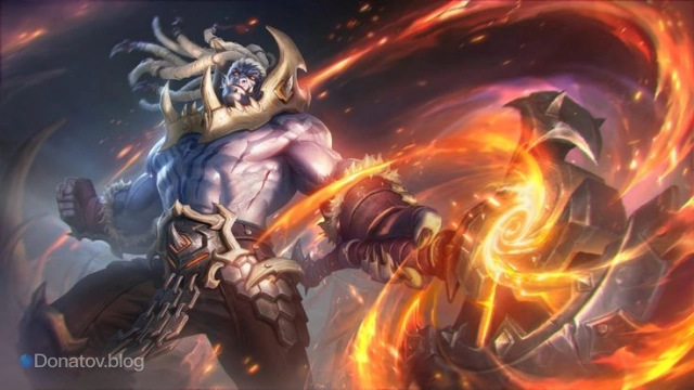 Обновлённый обычный скин на Бальмонда в Mobile Legends: Bang Bang