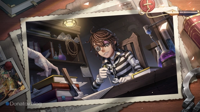 Официальная иллюстрация персонажа «Prisoner» в Identity V