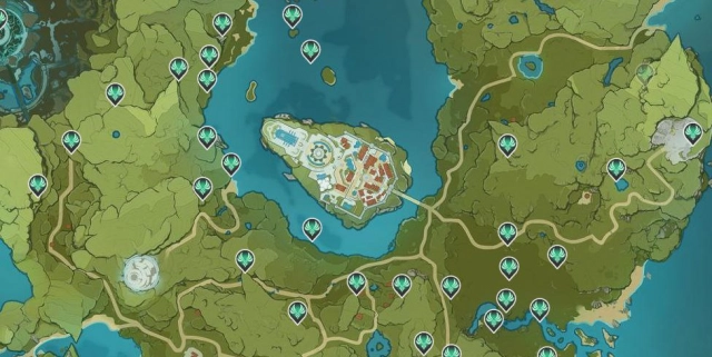 Интерактивная карта Анемокулов в Genshin Impact: как собрать все окулусы Мондшта