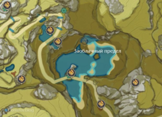 Собранный Геокул на официальной интерактивной карте