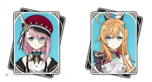 Шарлотта и Эскофье в Genshin Impact