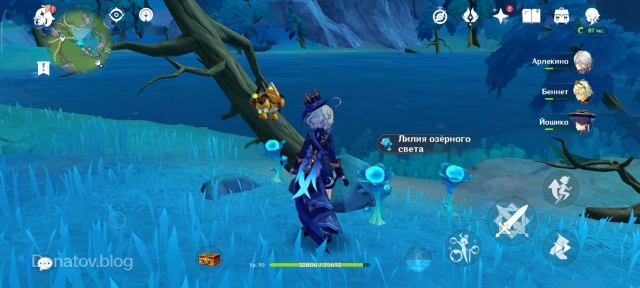 Лилия озёрного света в игре