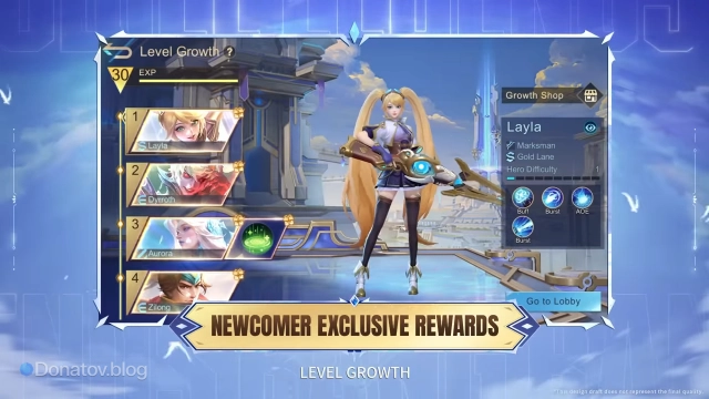 Обновлённые задания для новичков в Mobile Legends: Bang Bang