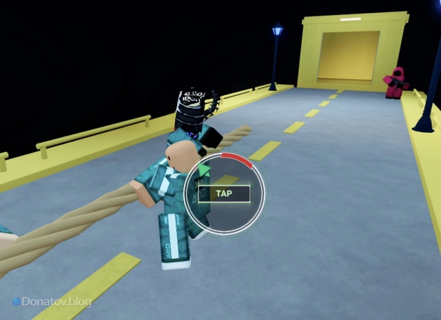 Если нажать не вовремя, то скорость перетягивания замедляется у всей команды