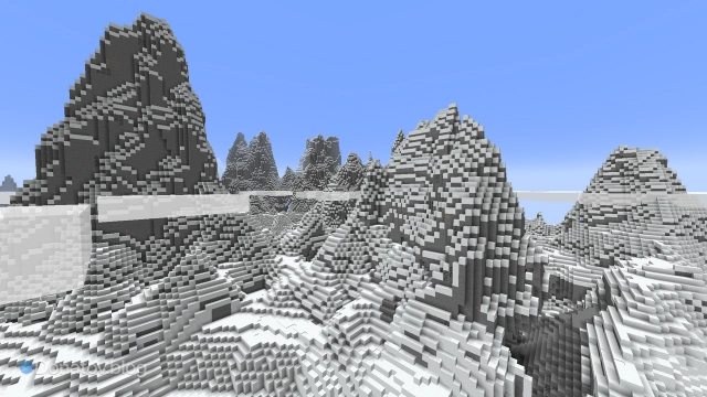 Зубчатые вершины в Minecraft