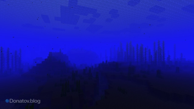 Холодный океан в Minecraft