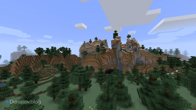 Выветренный лес в Minecraft