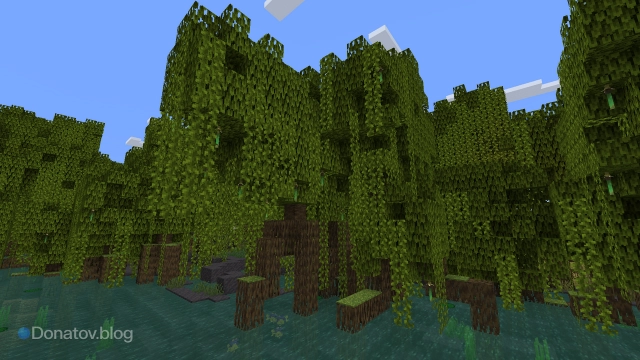 Мангровое болото в Minecraft