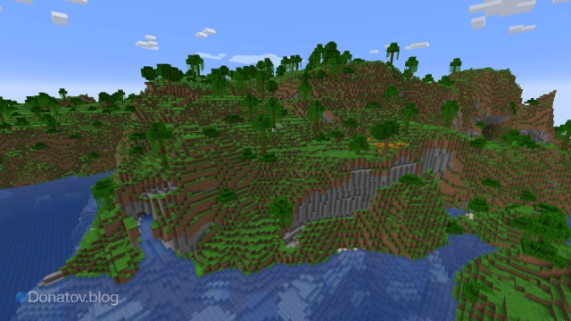 Редеющие джунгли в Minecraft