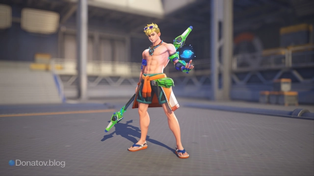 У Ян в скине «Бассейн»