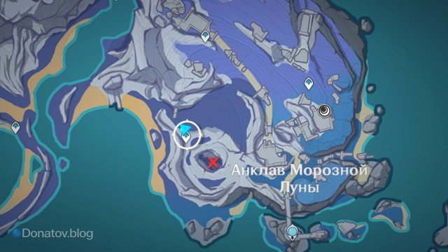 Точка начала квеста «Зеркала, лабиринт и царь»