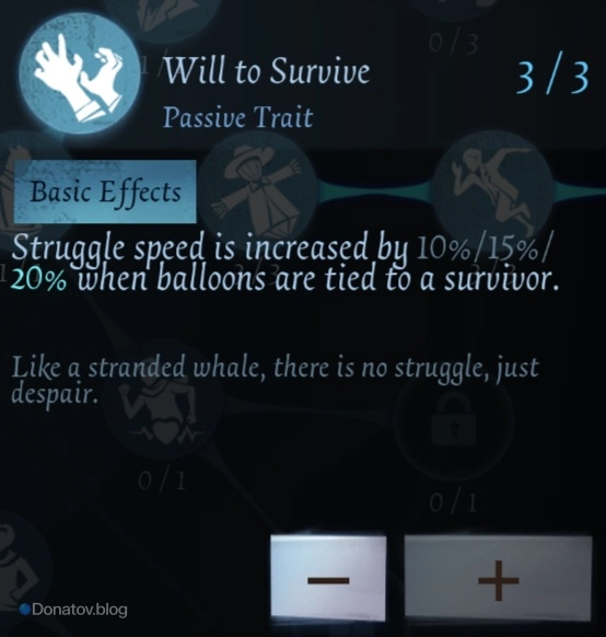 Will to Survive в Identity V