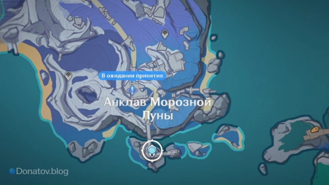 Точка начала квеста «Камень у врат»