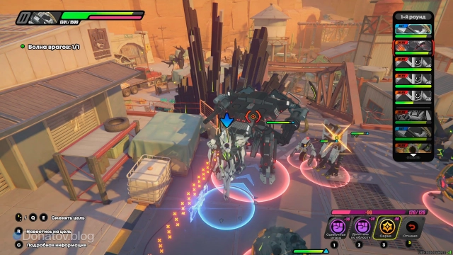 Даже если отмечена одна цель, урон по толпе будет мощным