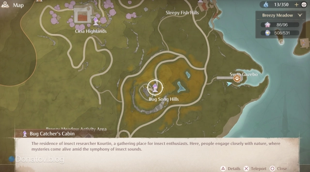 Bug Catcher’s Cabin в Infinity Nikki