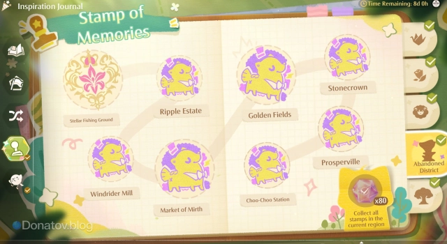 Abandoned District Stamp of Memories