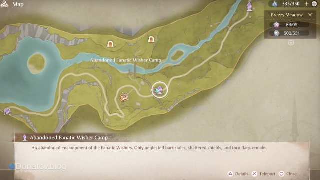 Abandoned Fanatic Wisher Camp в Infinity Nikki